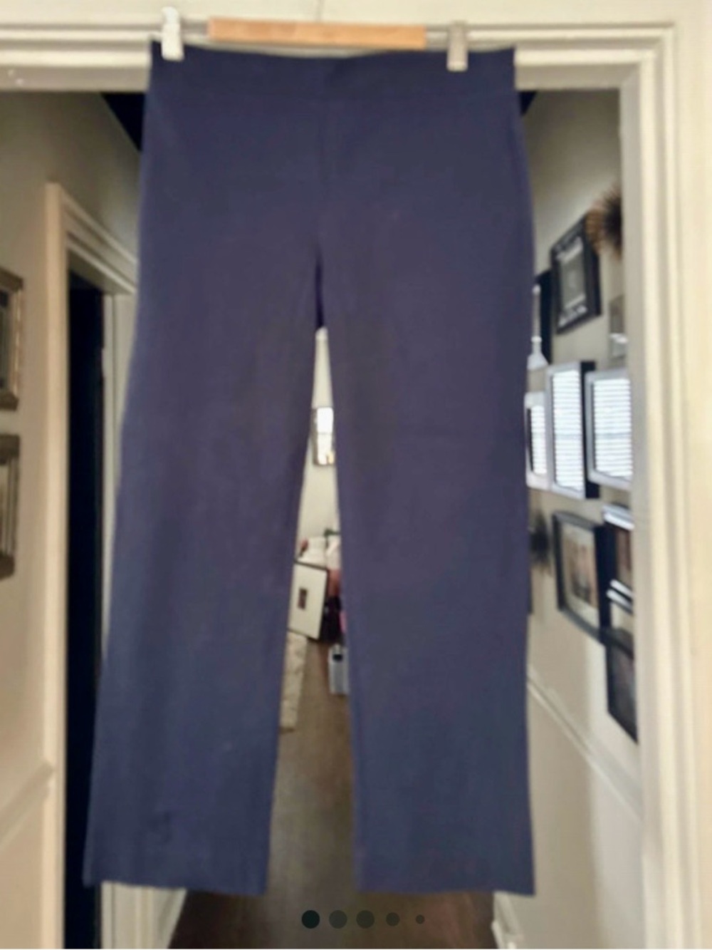 Navy Straight-Leg Women's Pants NWT